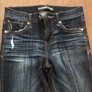 Express Jeans High Rise Flares